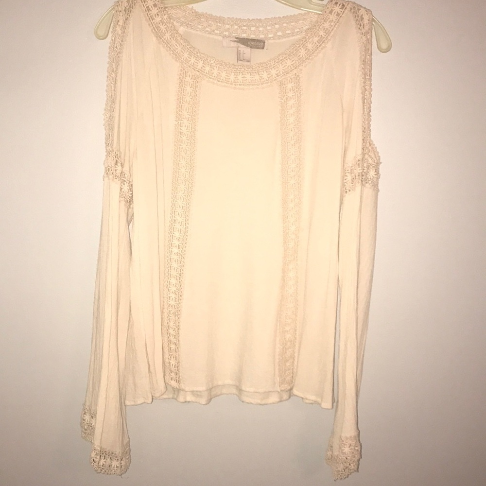 Forever 21 Blush Long Sleeve Top